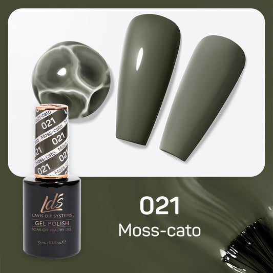 LDS 021 Moss-Cato - LDS Healthy Gel Polish 0.5oz