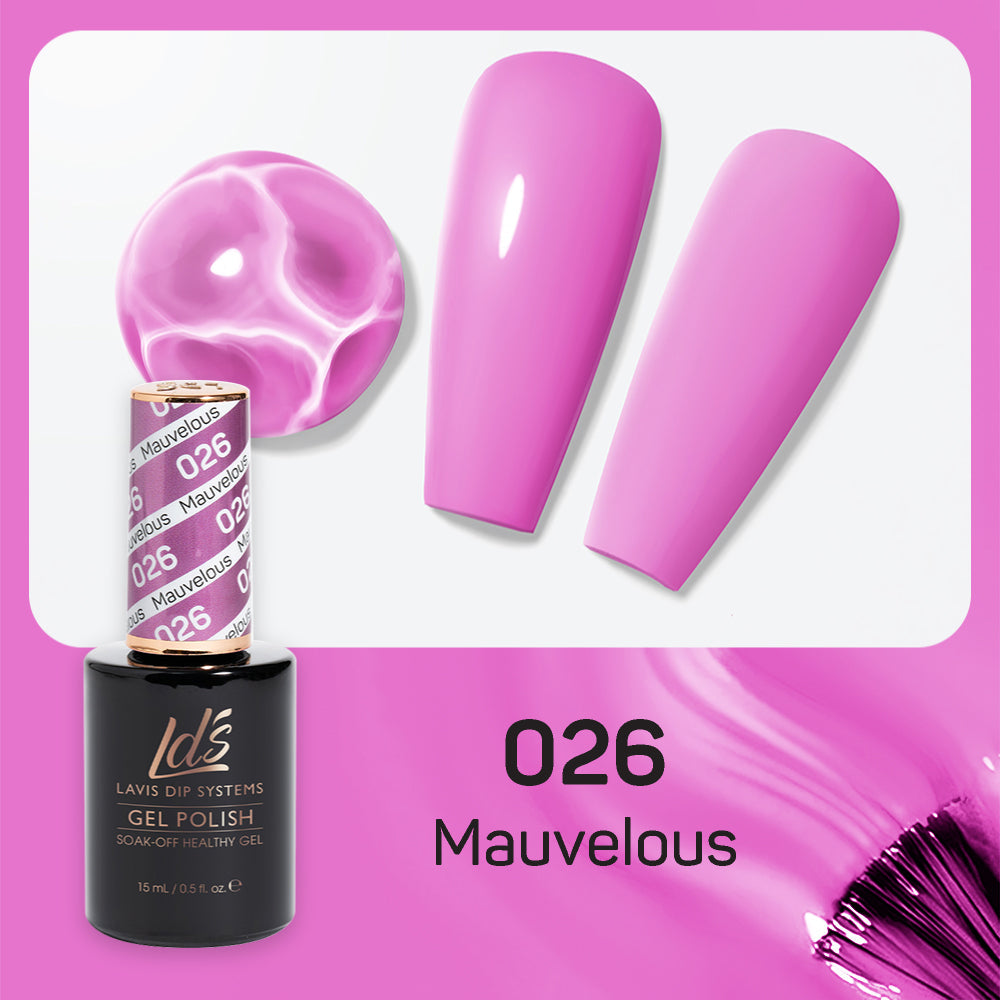 LDS 026 Mauvelous - LDS Healthy Gel Polish 0.5oz