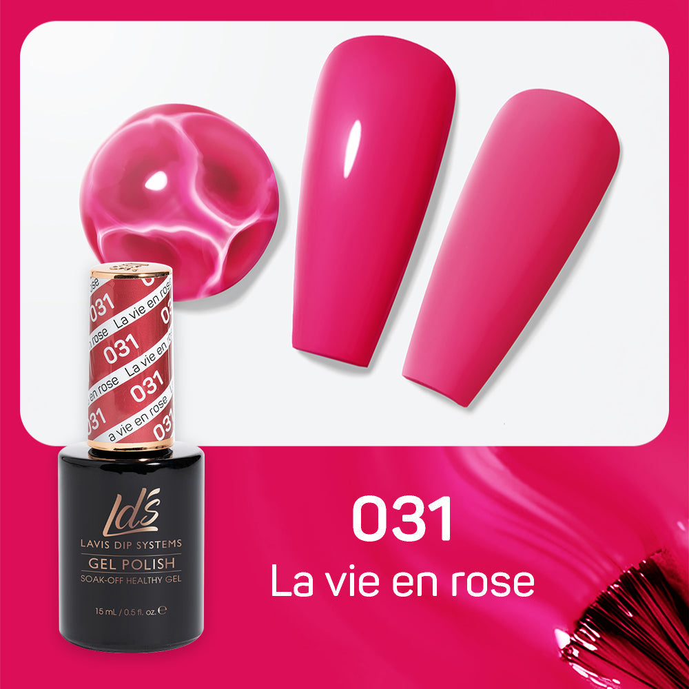 LDS 031 La Vie En Rose - LDS Healthy Gel Polish 0.5oz