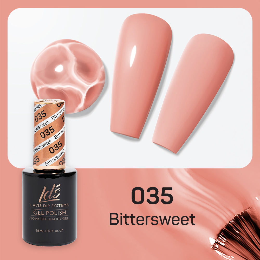 LDS 035 Bittersweet - LDS Healthy Gel Polish 0.5oz