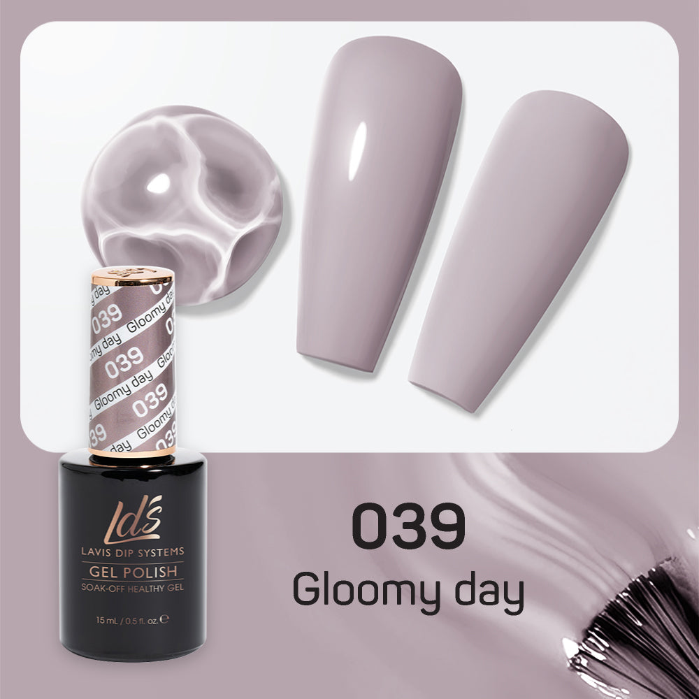 LDS 039 Gloomy Day - LDS Healthy Gel Polish 0.5oz