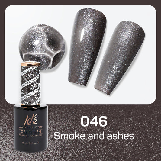 LDS 046 Smoke And Ashes - LDS Healthy Gel Polish 0.5oz