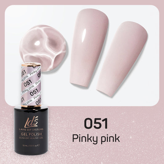 LDS 051 Pinky Pink - LDS Healthy Gel Polish 0.5oz