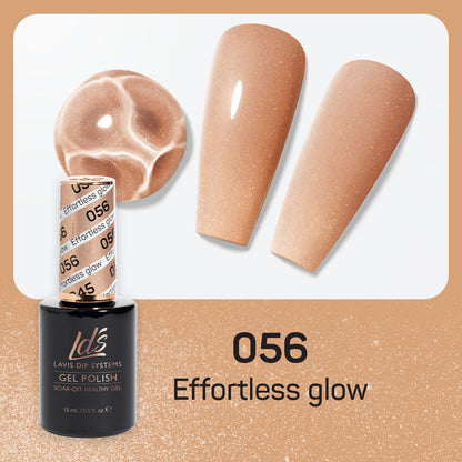 LDS 056 Effortless Glow - LDS Healthy Gel Polish 0.5oz