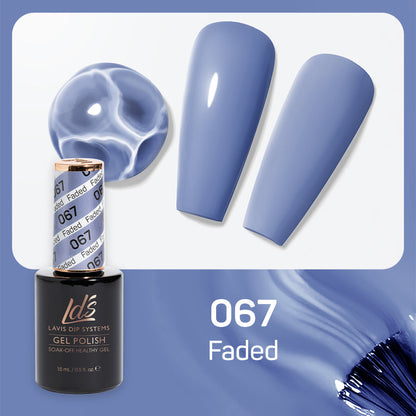 LDS 067 Faded - LDS Healthy Gel Polish 0.5oz