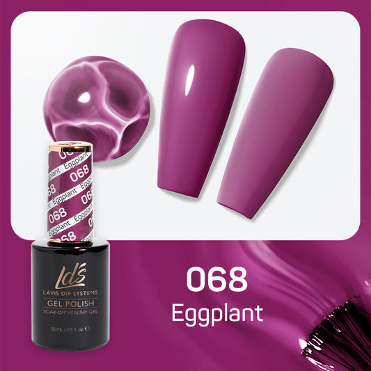 LDS 068 Eggplant - LDS Healthy Gel Polish 0.5oz