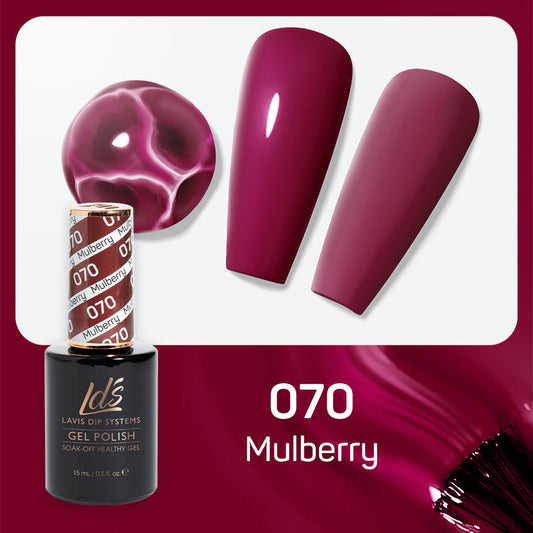LDS 070 Mulberry - LDS Healthy Gel Polish 0.5oz