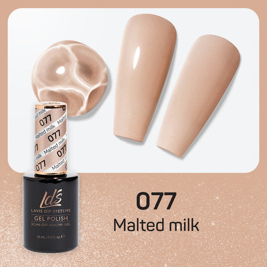 LDS 077 Malted Milk - LDS Healthy Gel Polish 0.5oz
