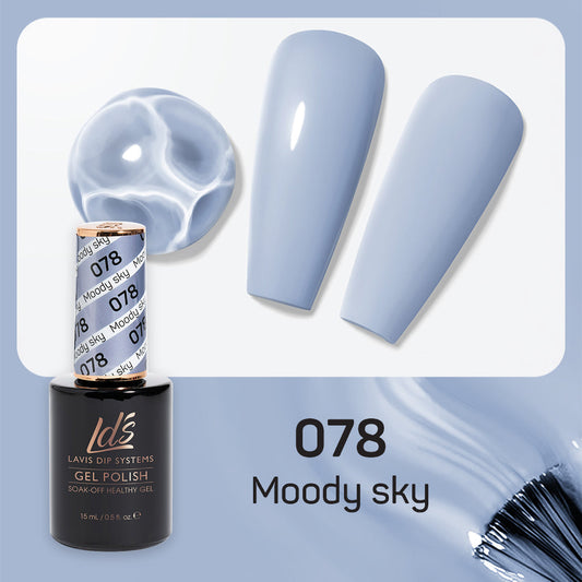 LDS 078 Moody Sky - LDS Healthy Gel Polish 0.5oz