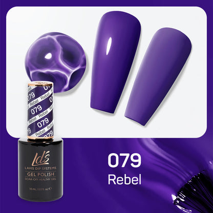 LDS 079 Rebel - LDS Healthy Gel Polish 0.5oz