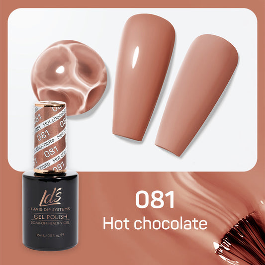 LDS 081 Hot Chocolate - LDS Healthy Gel Polish 0.5oz