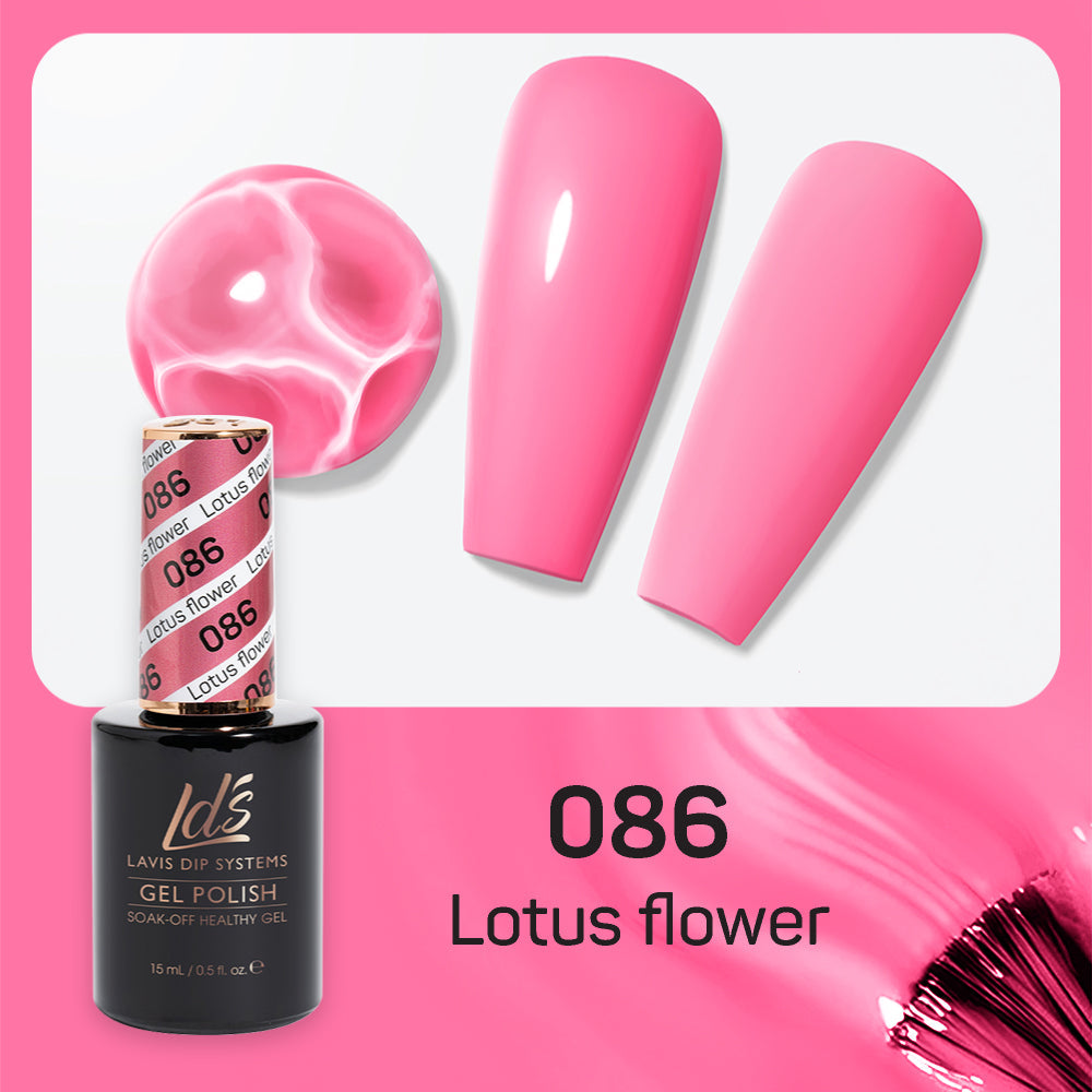 LDS 086 Lotus Flower - LDS Healthy Gel Polish 0.5oz