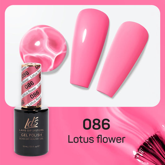 LDS 086 Lotus Flower - LDS Healthy Gel Polish 0.5oz