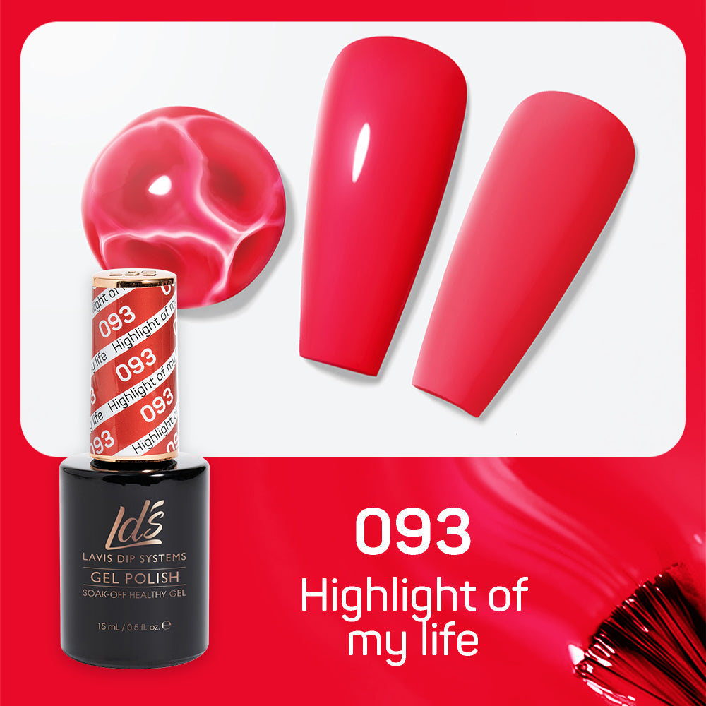 LDS 093 Highlight Of My Life - LDS Healthy Gel Polish 0.5oz