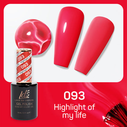 LDS 093 Highlight Of My Life - LDS Healthy Gel Polish 0.5oz