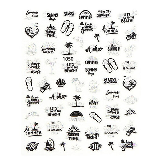 Nail Art Stickers - 1050 - 01