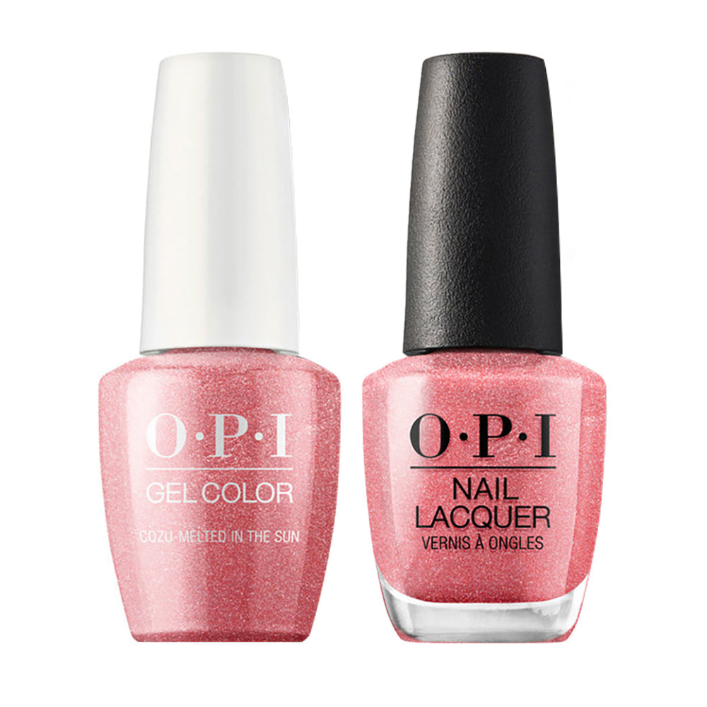 OPI M27 Cozu-melted in the Sun - Gel Polish & Matching Nail Lacquer Duo Set 0.5oz