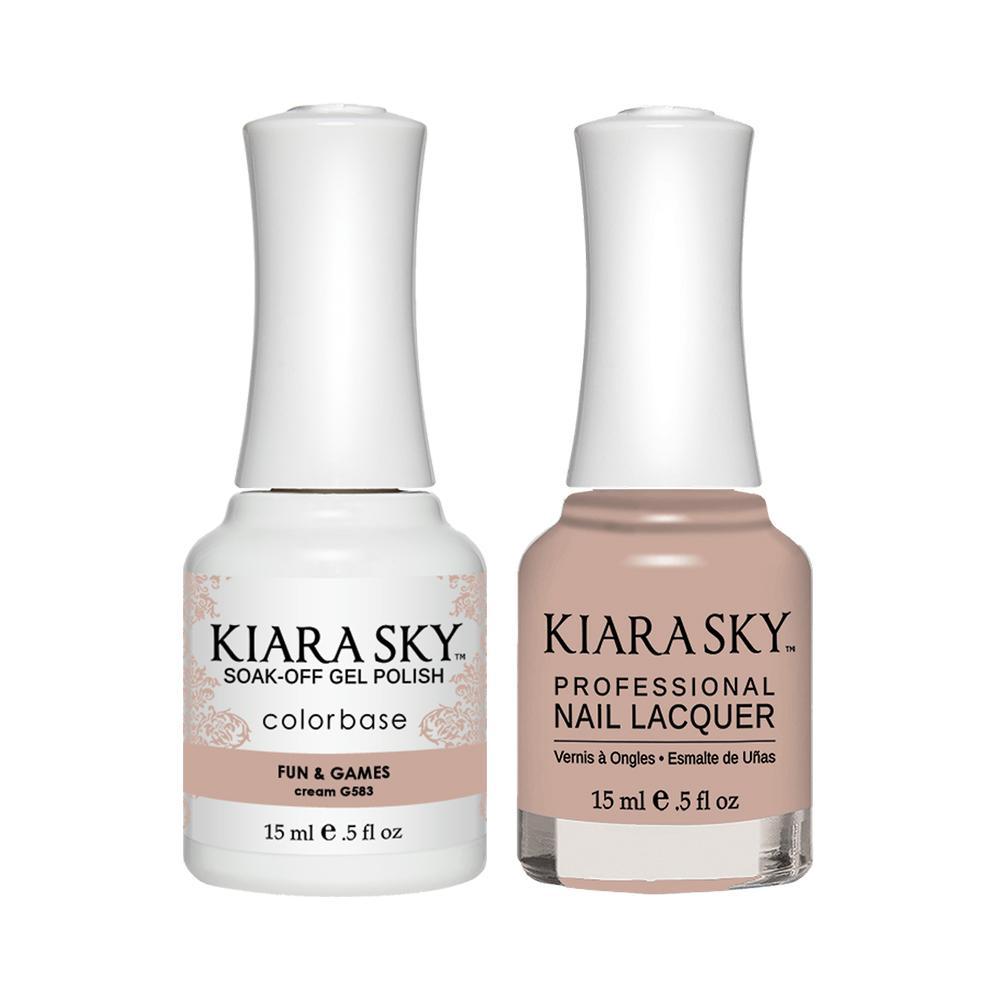 Kiara Sky 583 Fun & Games - Gel Polish & Lacquer Combo