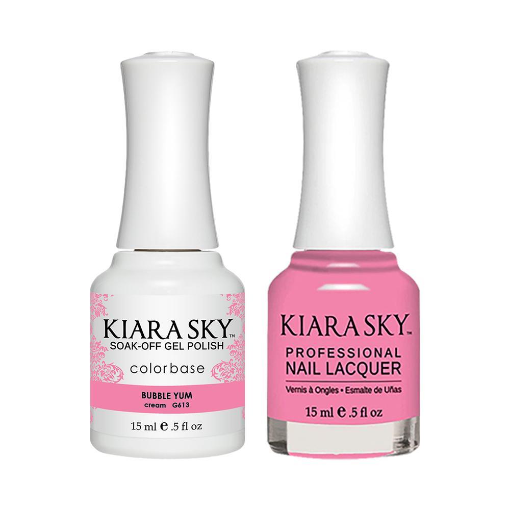 Kiara Sky 613 Bubble Yum - Gel Polish & Lacquer Combo