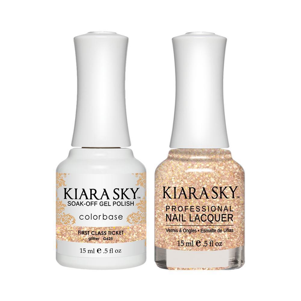 Kiara Sky 625 First Class Ticket - Gel Polish & Lacquer Combo