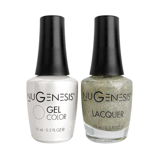 NU 003 Wish Upon A Star - Nugenesis Gel Polish & Matching Nail Lacquer Duo Set - 0.5oz