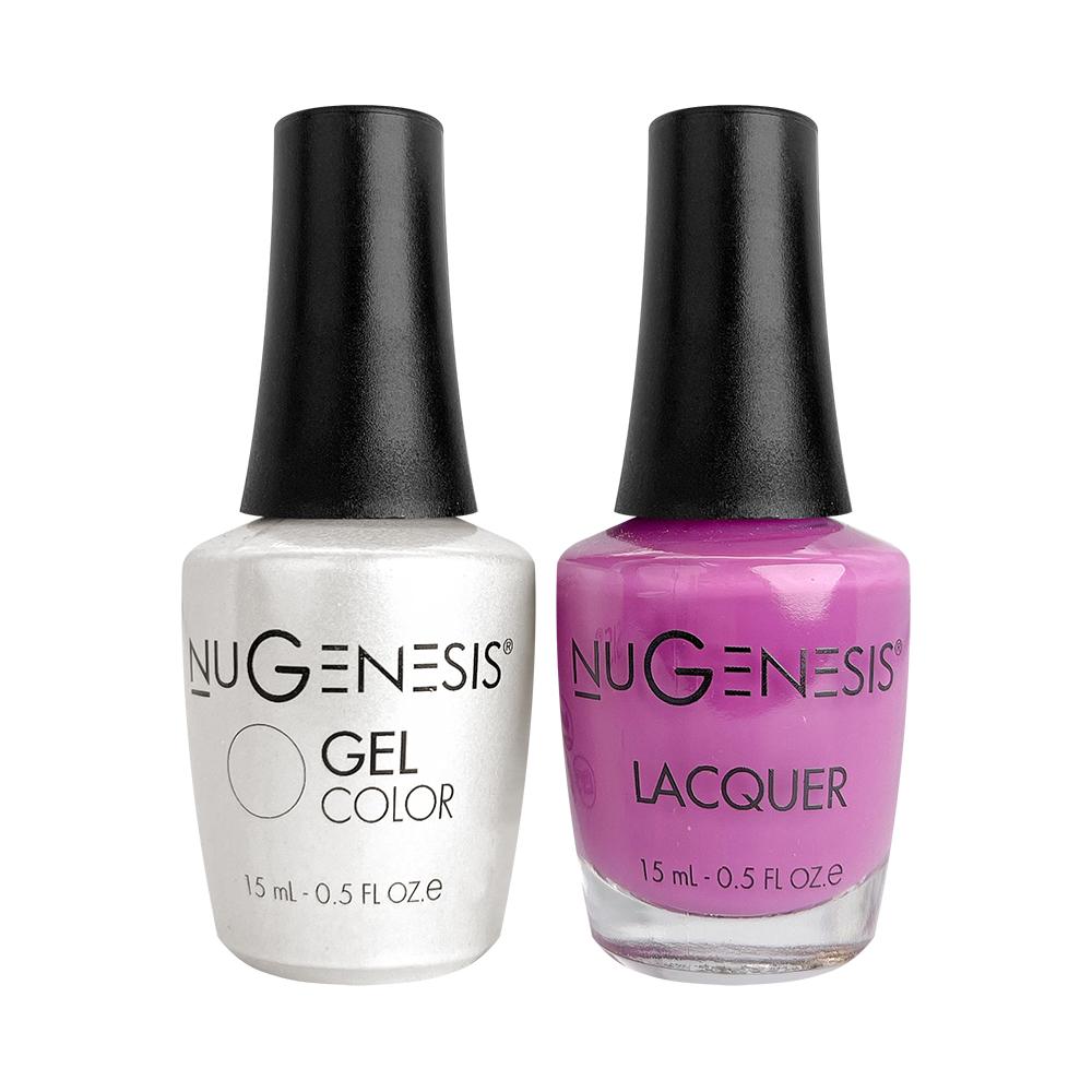 NU 010 Pink—Y Toe - Nugenesis Gel Polish & Matching Nail Lacquer Duo Set - 0.5oz