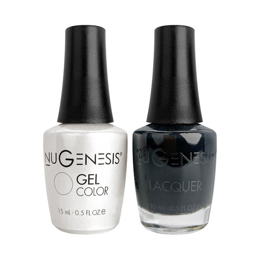 NU 031 Starry Night - Nugenesis Gel Polish & Matching Nail Lacquer Duo Set - 0.5oz