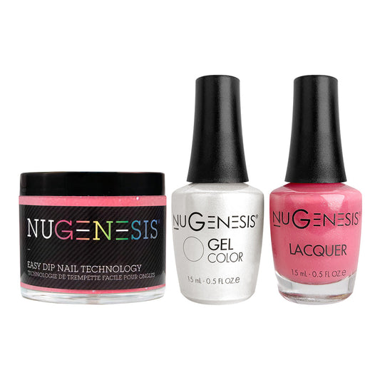 NU 3 in 1 - 28 Spring Love - Dip, Gel & Lacquer Matching