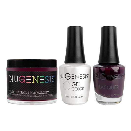NU 3 in 1 - 40 Cabarnet Sway - Dip, Gel & Lacquer Matching