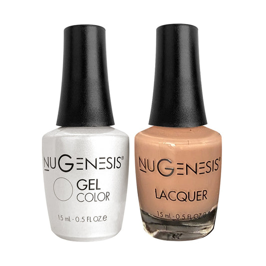 NU 062 Desert Palm - Nugenesis Gel Polish & Matching Nail Lacquer Duo Set - 0.5oz