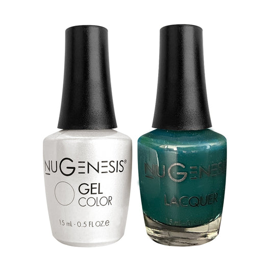 NU 067 Poison Ivy - Nugenesis Gel Polish & Matching Nail Lacquer Duo Set - 0.5oz