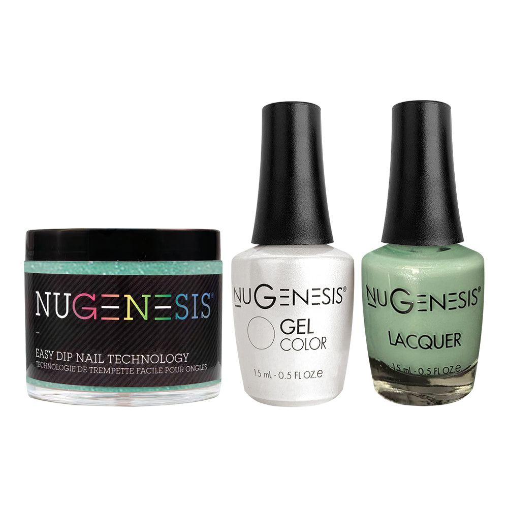 NU 3 in 1 - 074 Mint Julep - Dip, Gel & Lacquer Matching