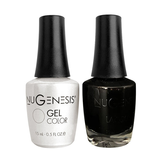 NU 086 Deep Purple - Nugenesis Gel Polish & Matching Nail Lacquer Duo Set - 0.5oz