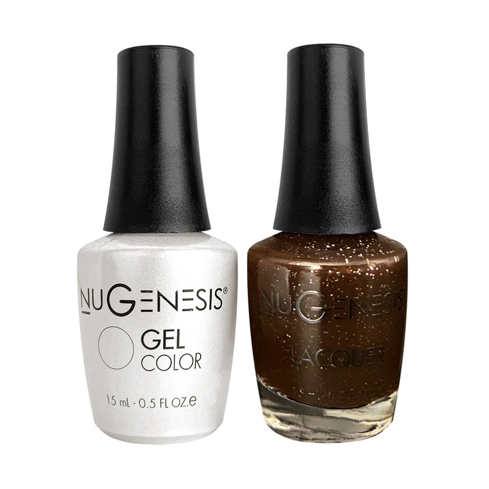 NU 087 Stormy Nighst - Nugenesis Gel Polish & Matching Nail Lacquer Duo Set - 0.5oz