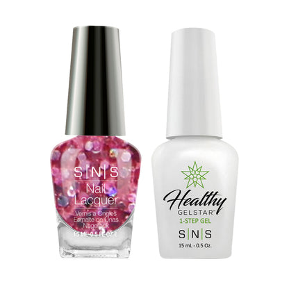 SNS NV16 Slipping Under The Stars - SNS Gel Polish & Matching Nail Lacquer Duo Set - 0.5oz