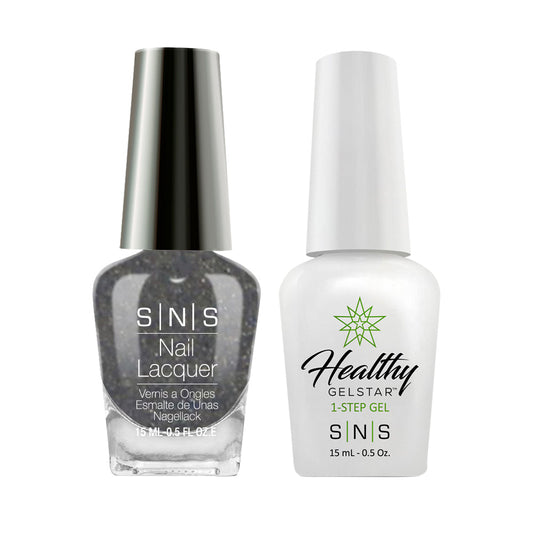 SNS NV19 Wine is Poetry - SNS Gel Polish & Matching Nail Lacquer Duo Set - 0.5oz