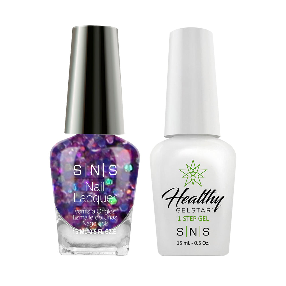 SNS NV27 Bottlerock Music Fest - SNS Gel Polish & Matching Nail Lacquer Duo Set - 0.5oz