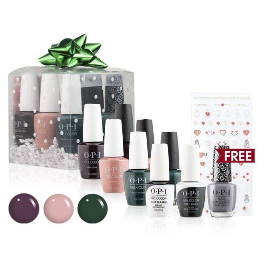 OPI Summer Bundle 2: GL:W54, N52, H63, BT, Spring Sticker, Lacquer HR L11