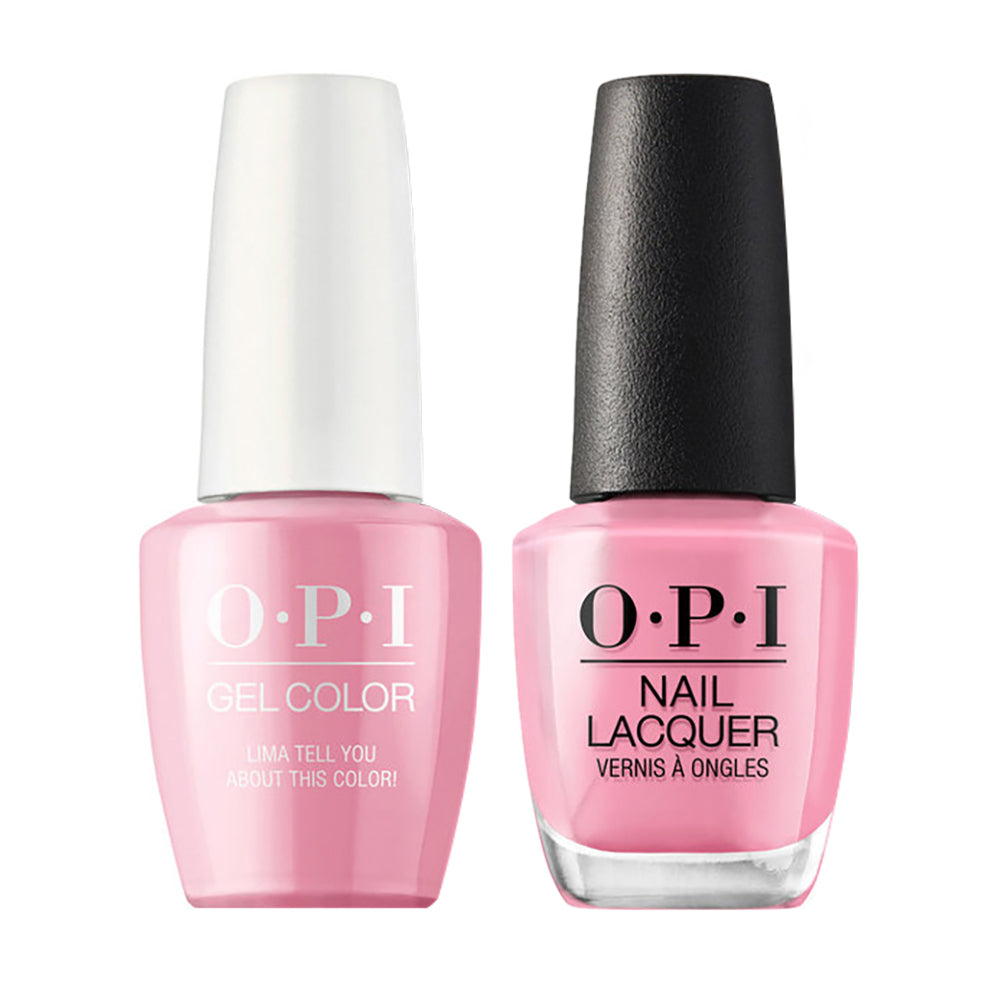OPI P30 Lima Tell You About This Color! - OPI Gel Polish & Matching Nail Lacquer Duo Set - 0.5oz