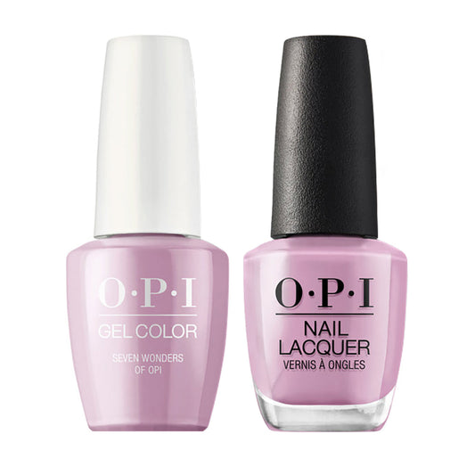 OPI P32 Seven Wonders of OPI - Gel Polish & Matching Nail Lacquer Duo Set 0.5oz