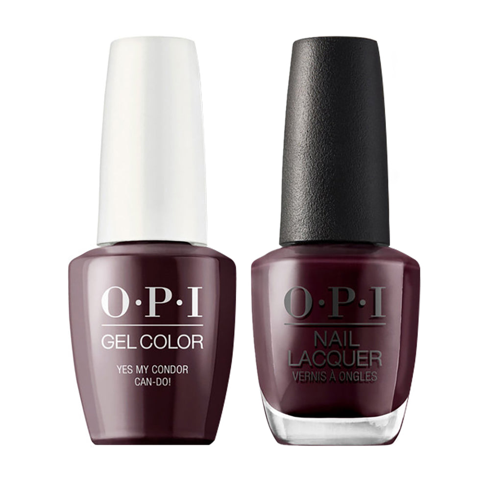 OPI P41 Yes My Condor Can-do! - Gel Polish & Matching Nail Lacquer Duo Set 0.5oz