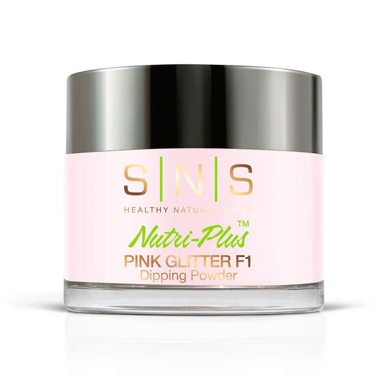 SNS Pink Glitter F2 Dipping Power Pink & White - 2oz
