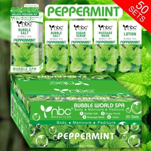 NBC Peppermint - Case of 50 (Pedi in a Box)