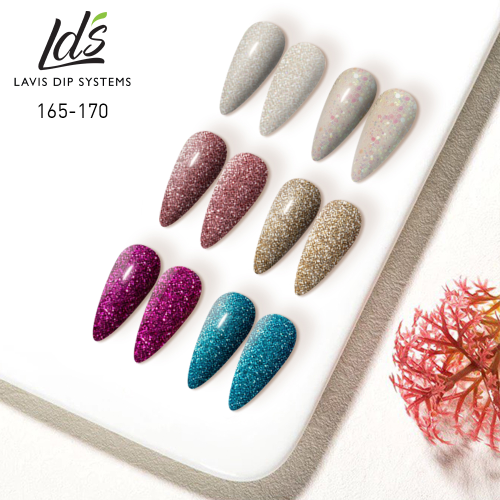 LDS Healthy Nail Lacquer  Set (6 colors) : 165 to 170
