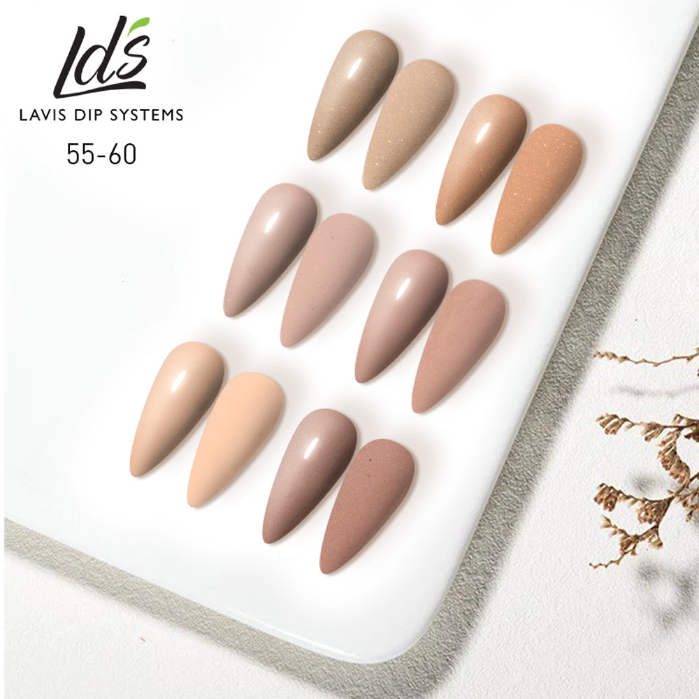 LDS Healthy Nail Lacquer  Set (6 colors) : 55 to 60