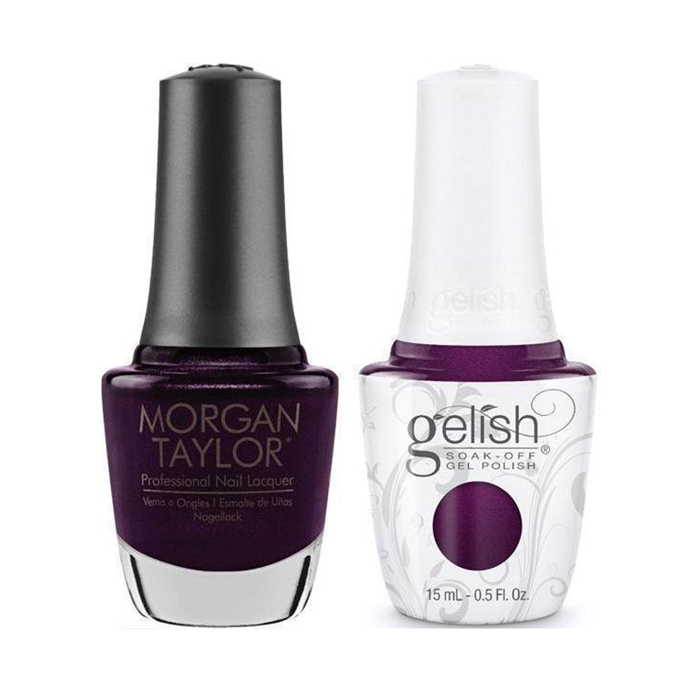 Gelish GE 866 - Plum And Done - Gelish & Morgan Taylor Combo 0.5 oz