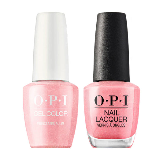 OPI R44 Princesses Rule! - Gel Polish & Matching Nail Lacquer Duo Set 0.5oz