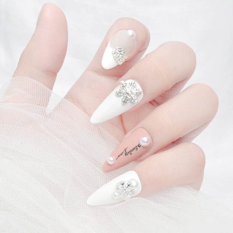  #4A Snowflake Nail Charms - Gold by Classy Nail Art sold by DTK Nail Supply