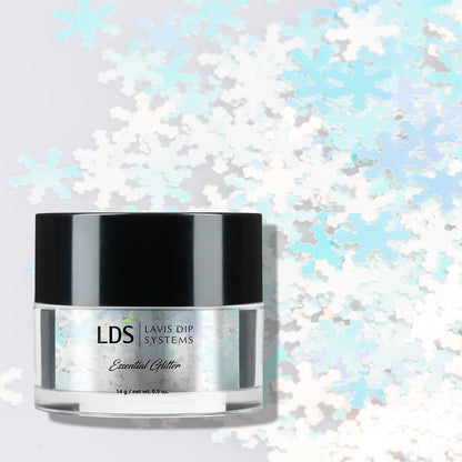 LDS Snowflake Glitter Nail Art - SF03 - Diva Lights - 0.5 oz