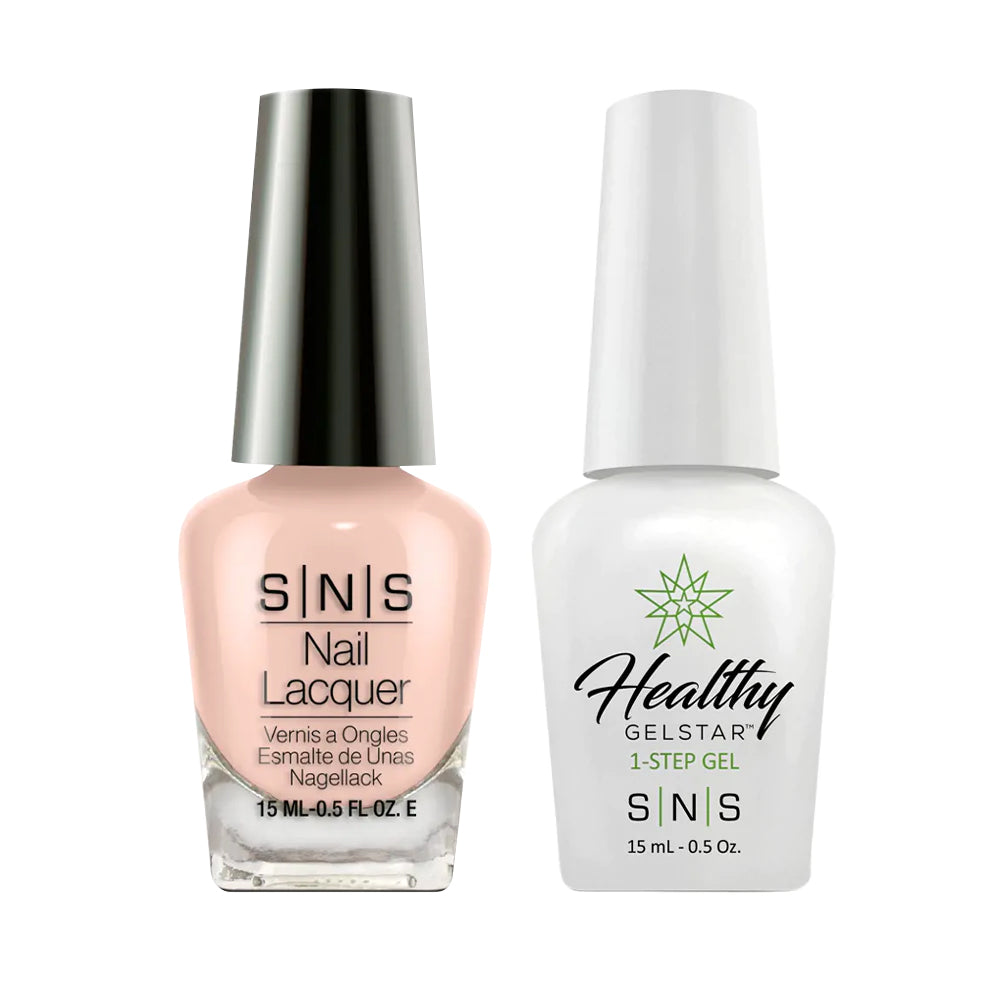 SNS SL01 Strappy Slingback Gelous - SNS Gel Polish & Matching Nail Lacquer Duo Set - 0.5oz
